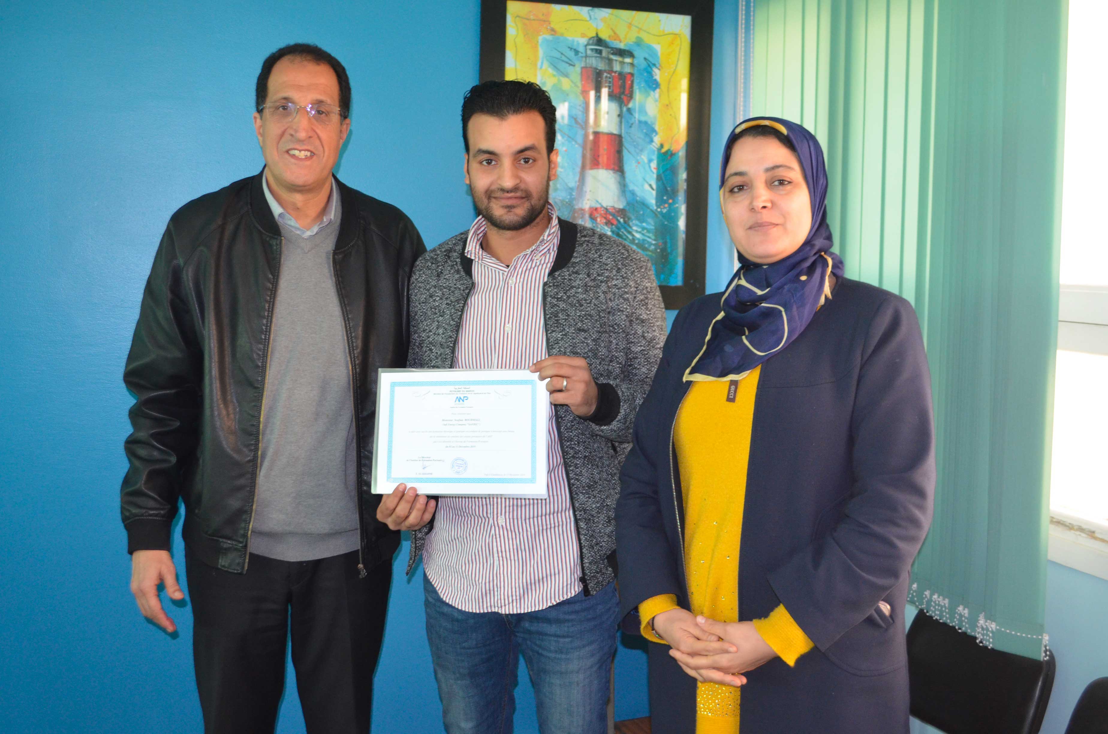 Formation des conducteurs du portique à minerais avec benne de la société SAFIEC au Centre de simulation de l’IFP-ANP